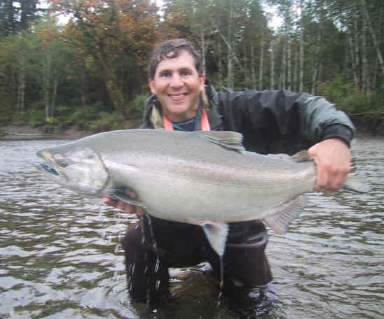 Scott & his son flyfishing aggressive CHUM